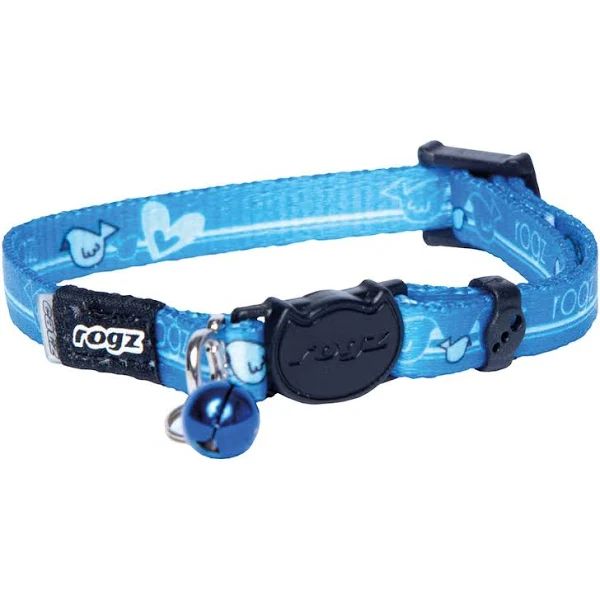 KIDDYCAT SAFETY COLLAR XSMALL ROYAL BIRDS