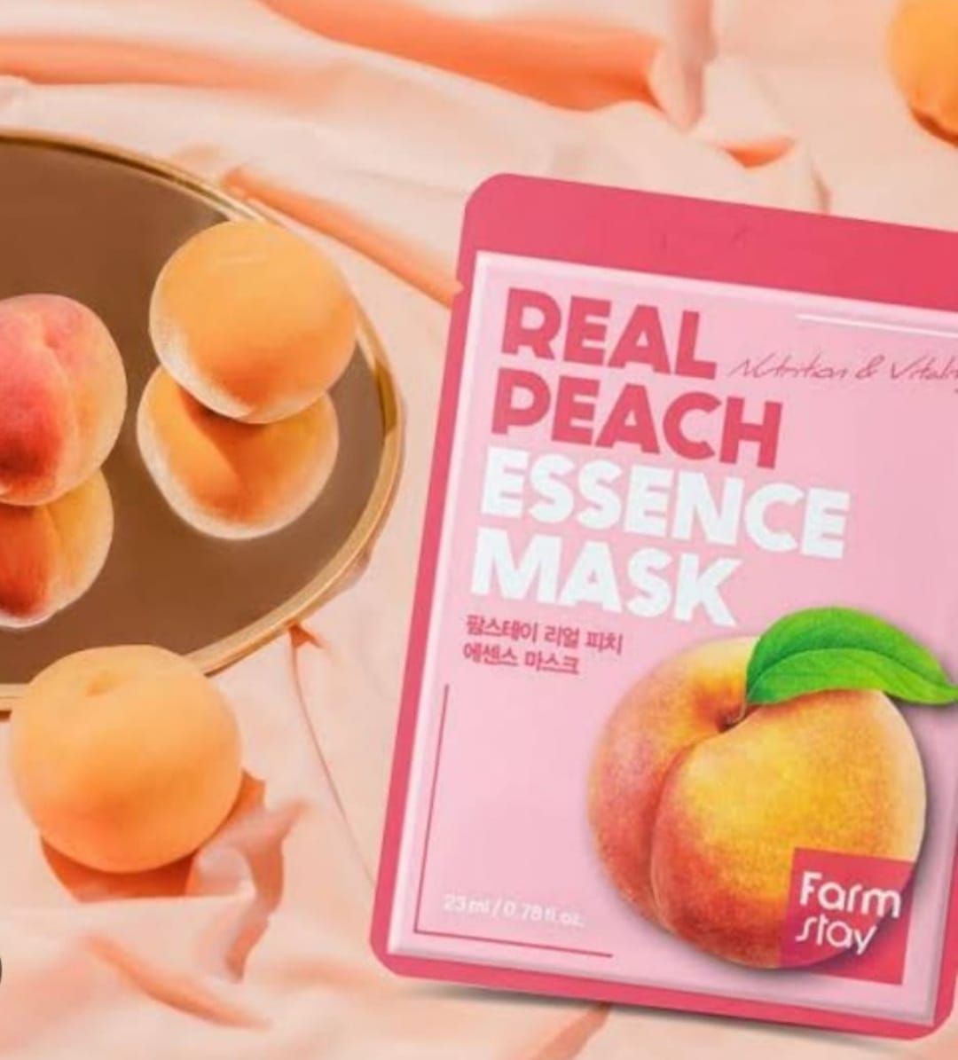 Real peach essence mask 