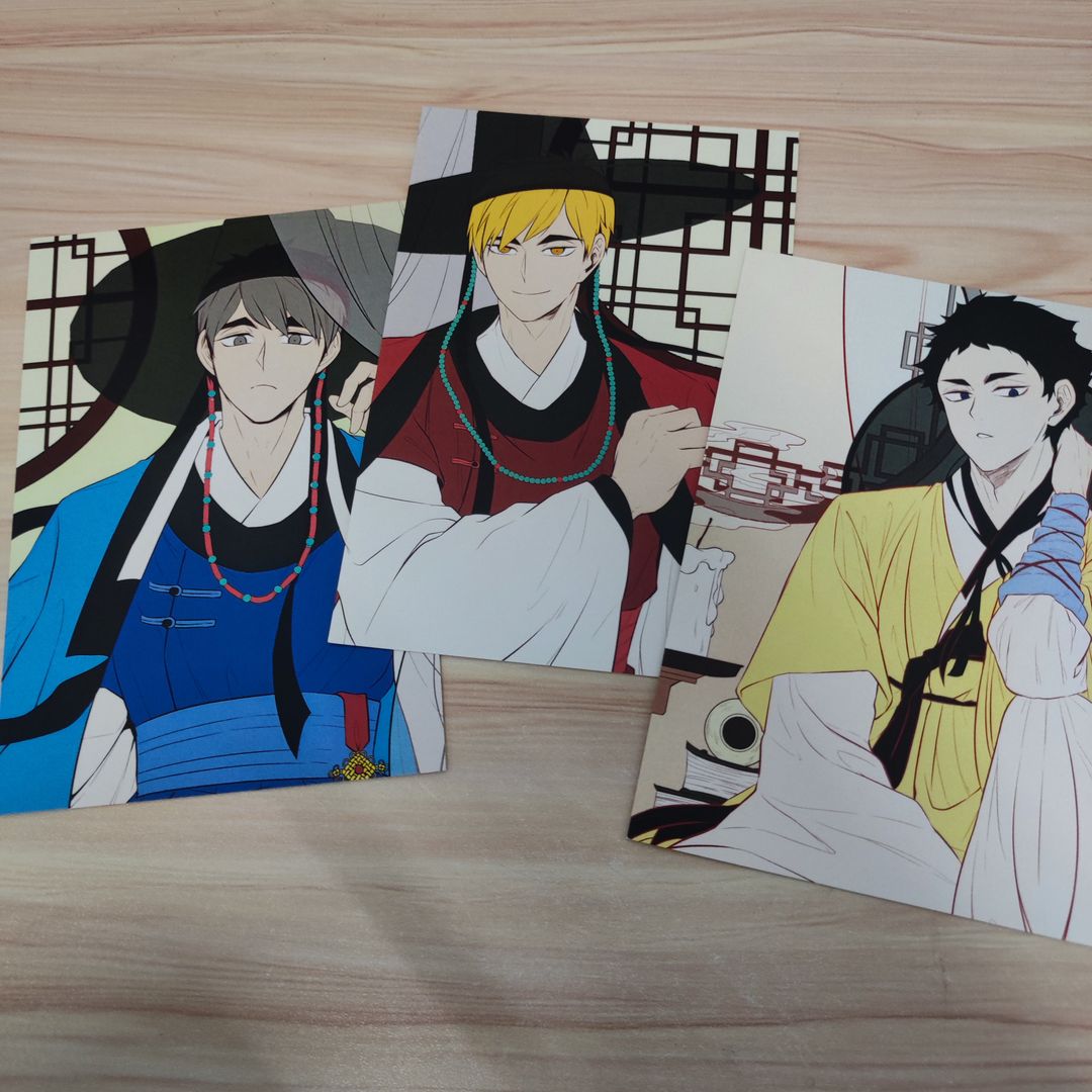 Haikyuu Fanart Postcard - Hanbok