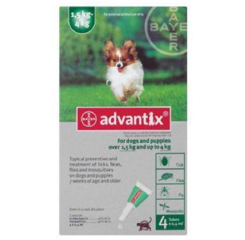 ADVANTIX DOG - MEDIUM (4 DOSES)