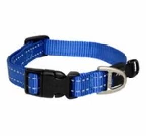 ROGZ  UTILITY CLASSIC COLLAR (S) BLUE REFLECTIVE (S)