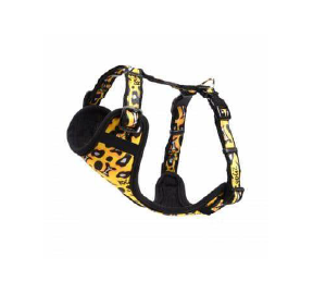 ROGZ  COMFY FASHION HARNESS X SMALL LEOPARD BONE