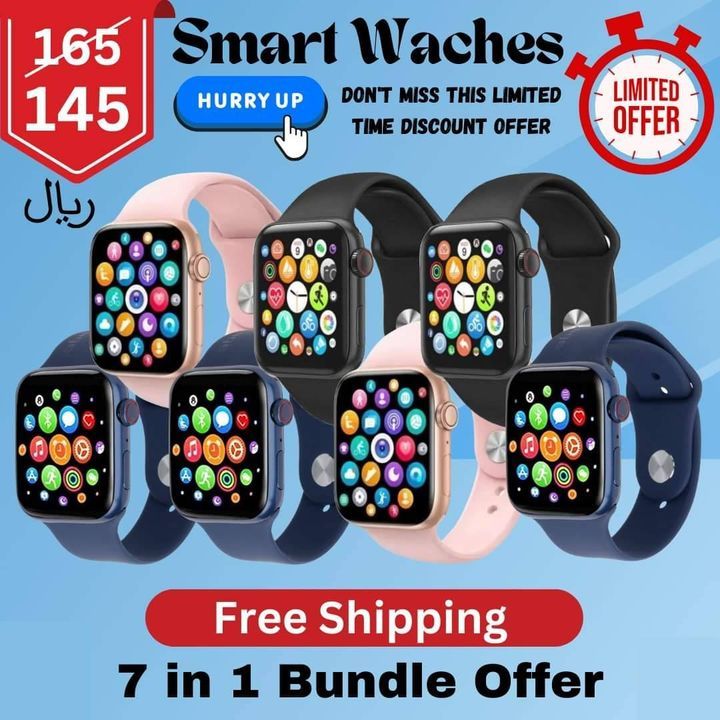 7 Smartwatches Bundle