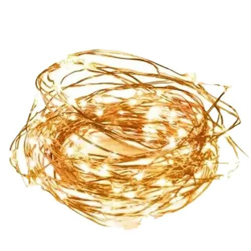 Syska 100 LEDs String Light - 2.5 Watt, 10 M, Yellow, Festive Home Décor, For Diwali, Party, Patio Lawn, 1 pc