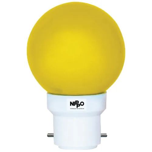 Nippo LED Bulb - Assorted, Round, 0.5 Watts, B22 Base, 1 pc