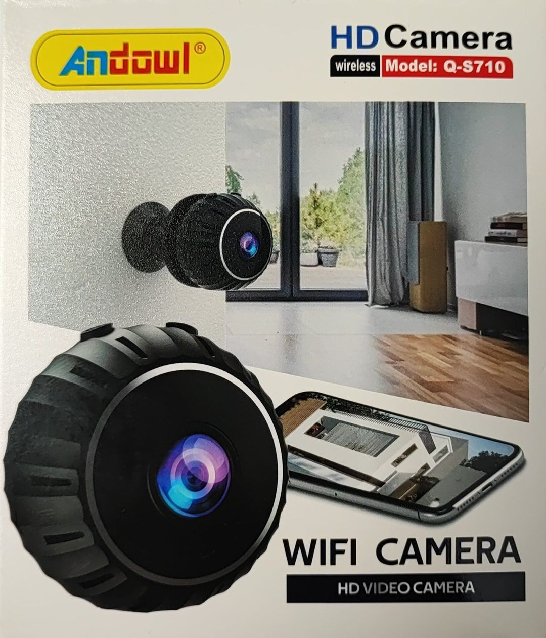 Andowl Q-S710 1080P 360° Mini WIFI USB IP Camera