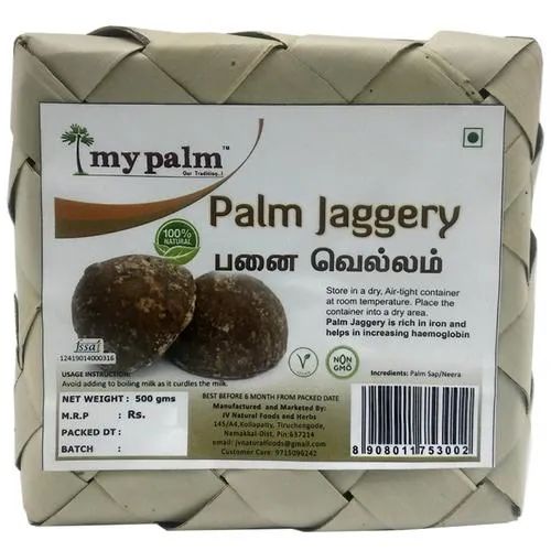 mypalm Palm Jaggery - Eco Box, 500 g