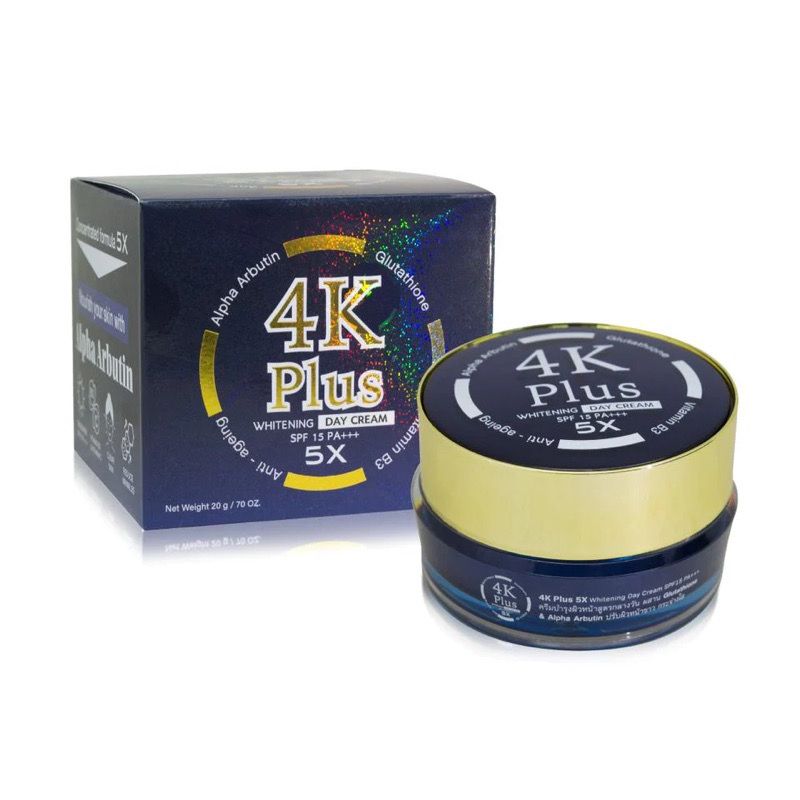 4K Plus 5x Whitening Day Cream SPF15 PA+++ 20g