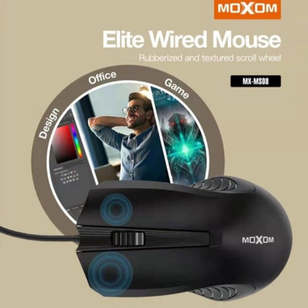 Mоxom MX-MSO8 Elite Wired Mouse High DPI