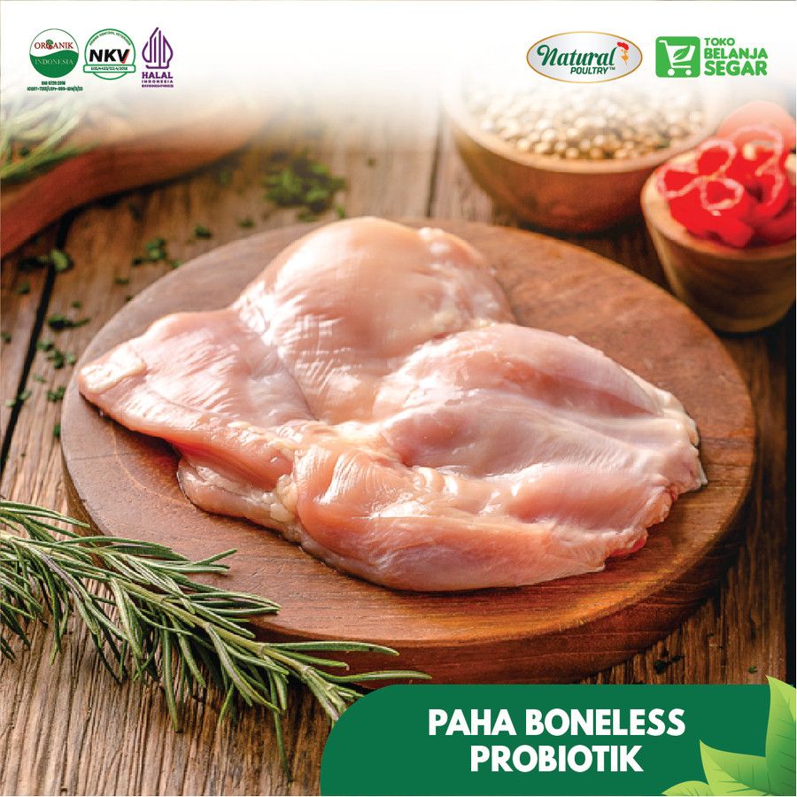 Organik Probiotik Boneless Paha Ayam 500gr