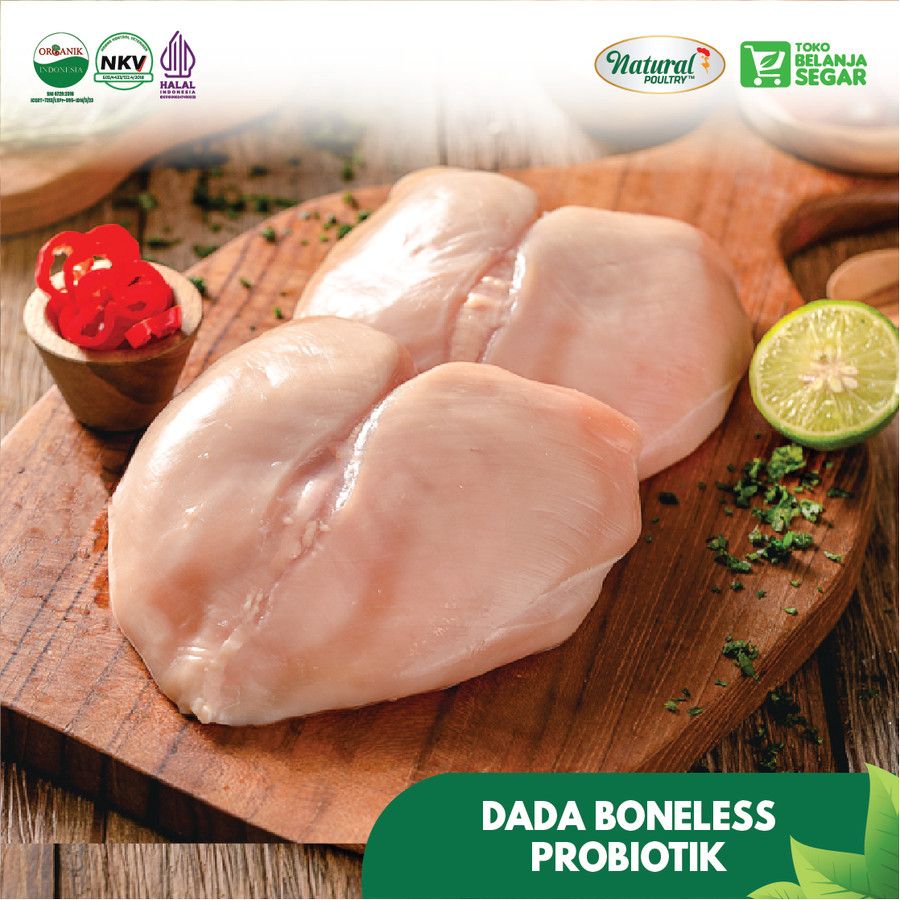 Organik Probiotik Boneless Dada Ayam 500gr