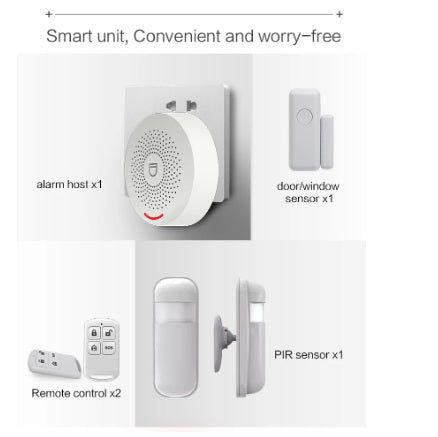 Wifi Wireless Smart Home Alarm System with Tuya Smart Life App Control – Enhance Your Home Security