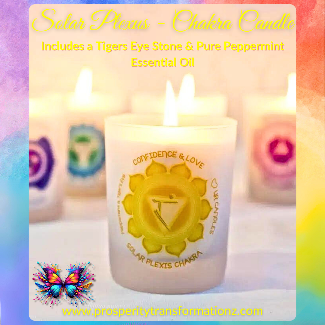 Solar Plexis Chakra Candle  