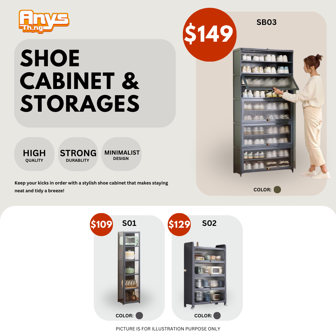 Shoe Cabinet & Storages