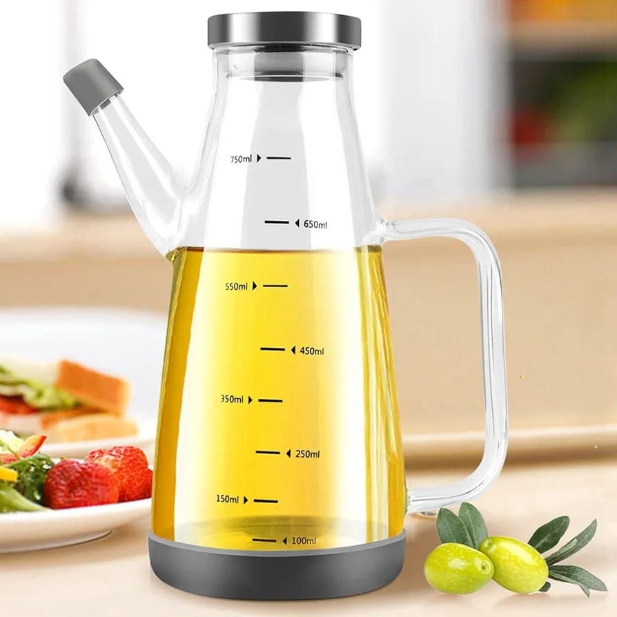 High Borosilicate Glass Oil Bottle with silicone base