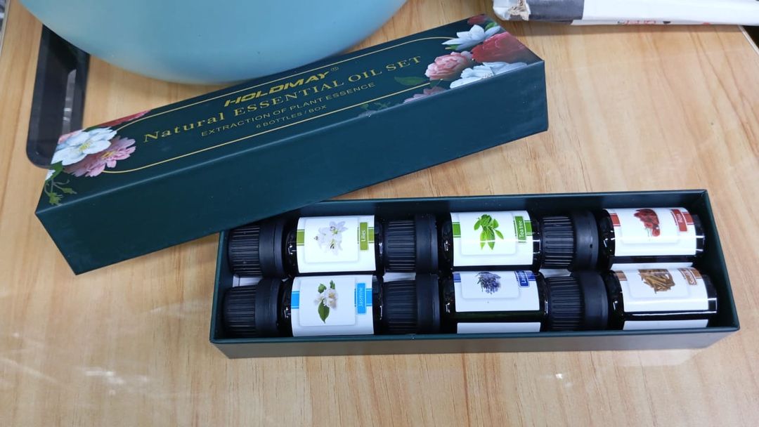 Essential 100% Pure Natural Aromatherapy Essential Oil 10ml 6 Bottles Gift Set