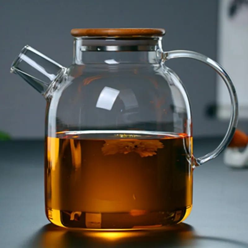 High borosilicate Glass Teapot