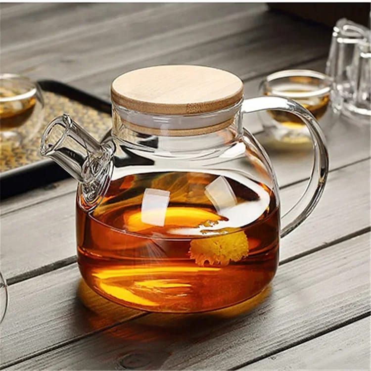 High borosilicate Glass Teapot