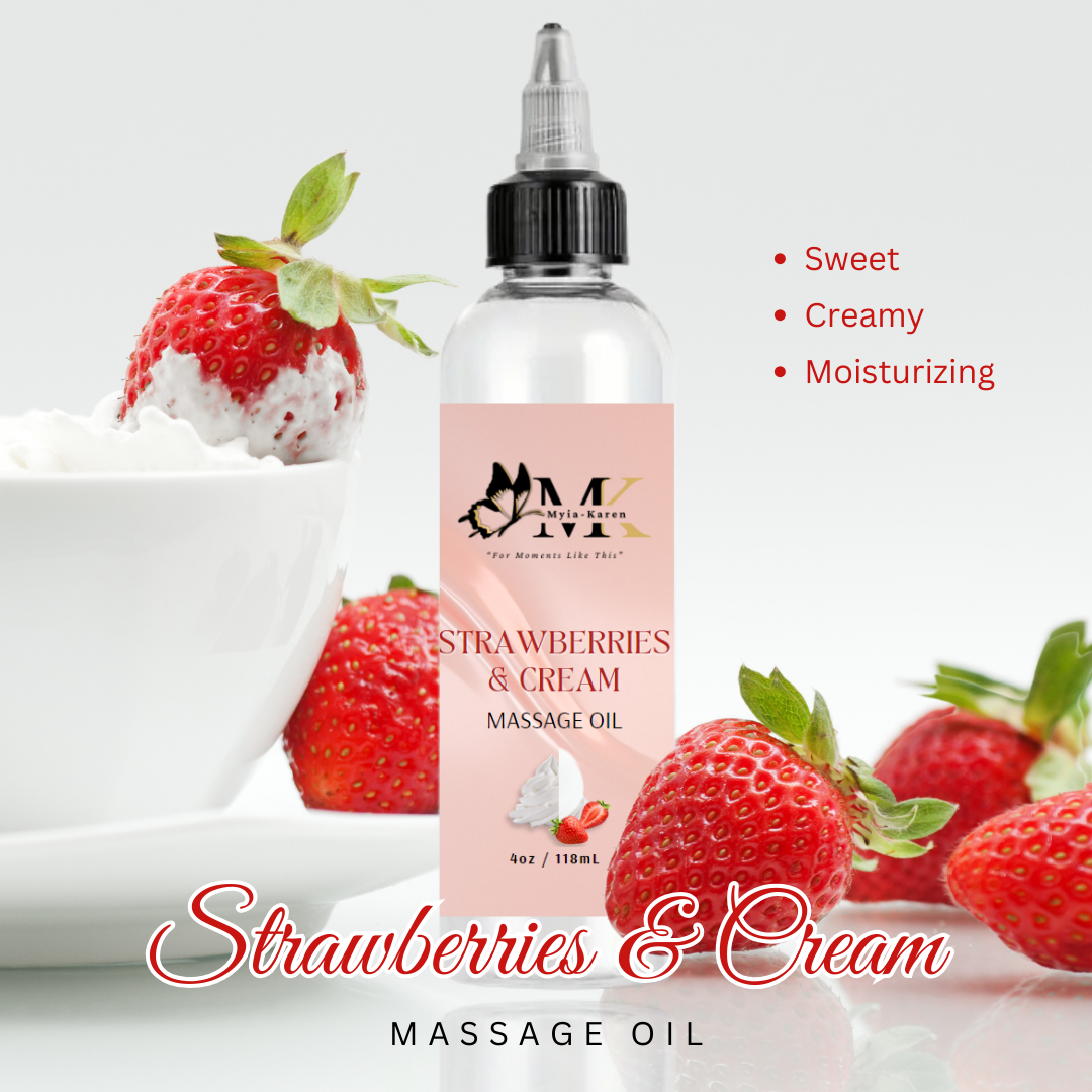 Strawberries & Cream Massage Oil