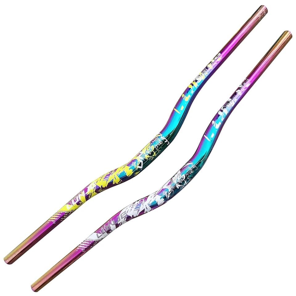 Guidon vélo 780 mm couleur rainbow 