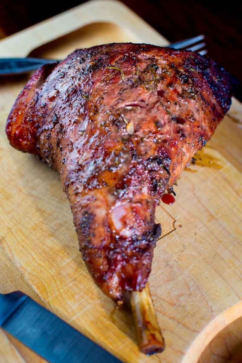 Yo'Nyama Smoked Goat leg