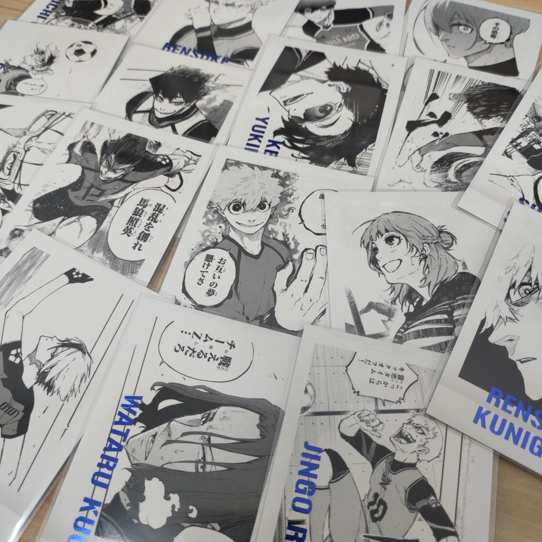 Blue Lock Official Original Art (B&W) Polaroid