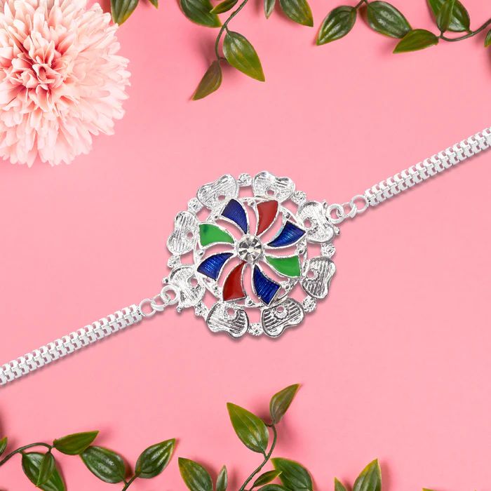 ColorFull Round Rakhi