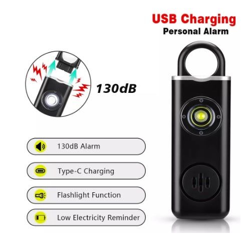 WSDCAM Self Defense Keychain Emergency Alarm for Women