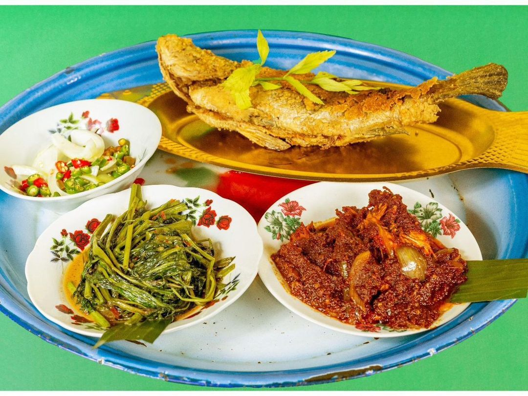 Set Talam Siakap Goreng A (2Pax)