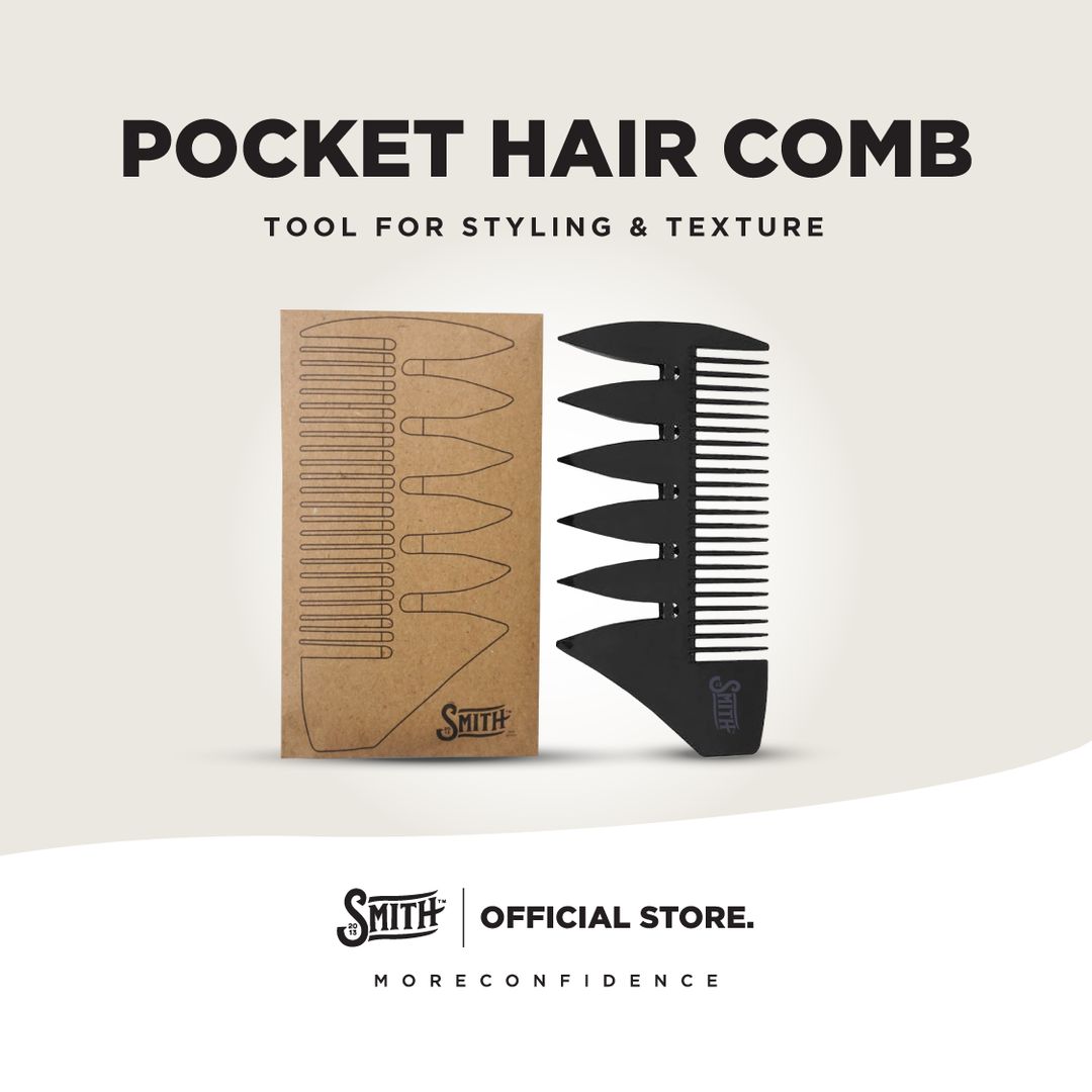 SMITH - Pocket Hair Comb Tool for Styling & Texture