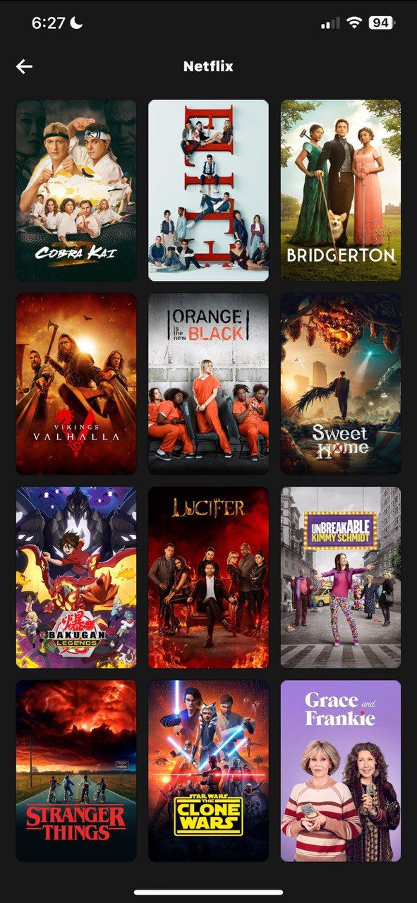 MOVIE STREAMING APP ( IOS , ANDROID , SMART TV )