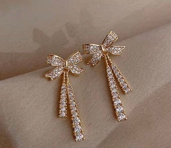 Korean Bow ribbon shape & earring