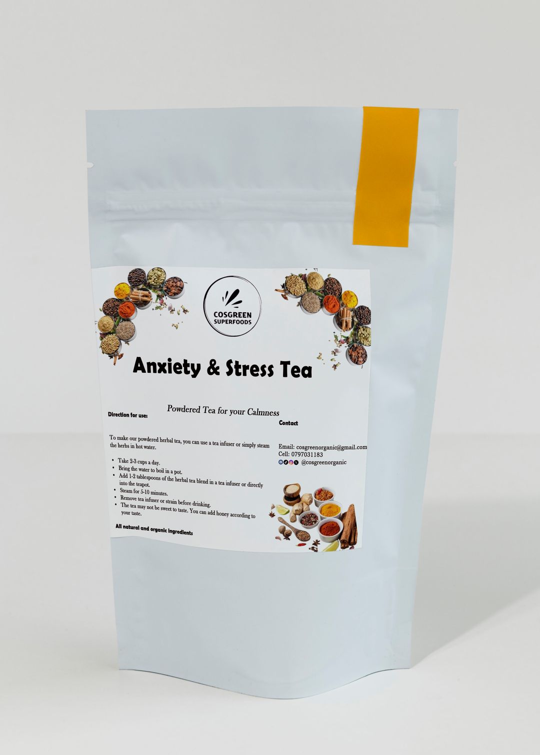 Anxiety & Stress Herbal Tea 