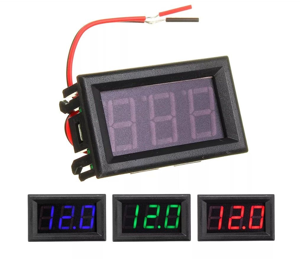 0.56 Inch Mini Digital Voltmeter DC 4.5V To 30V - GREEN