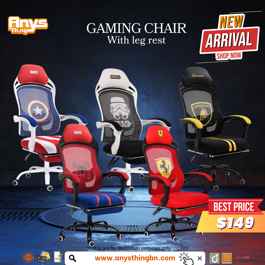 Gaming Chair With Leg Rest