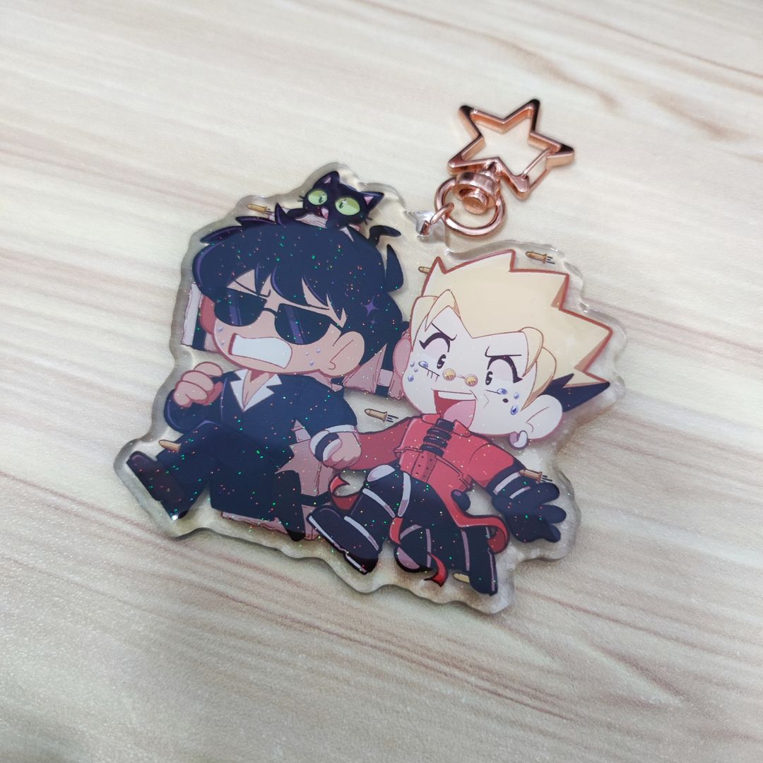 Trigun Stampede Fanart Thick Acrylic Keychain