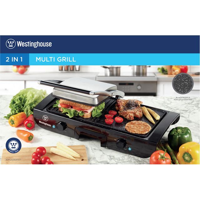 WESTINGHOUSE PRESS GRILL & BARBECUE GRILL MAKER