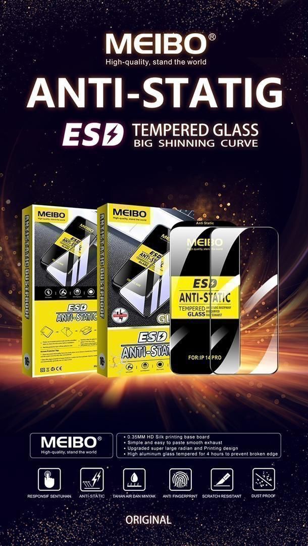 NEW MEIBO ESD ANTI STATIC GLASS - Set Of 10 (Rs. 20.50/- Each)