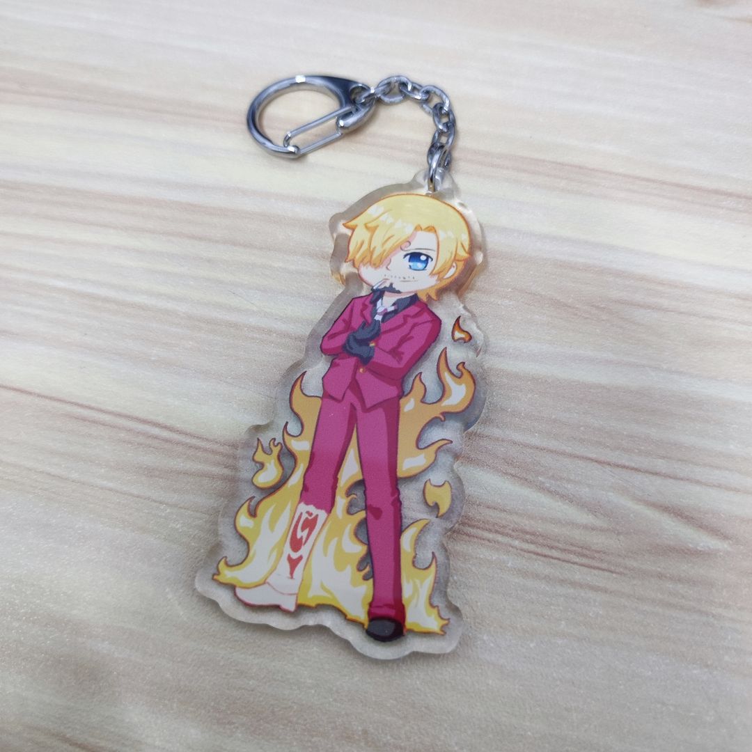 One Piece Fanart Keychain - Sanji