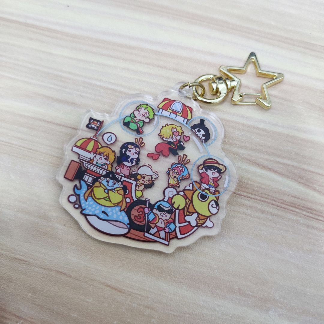 One Piece Fanart Keychain - Mugiwara