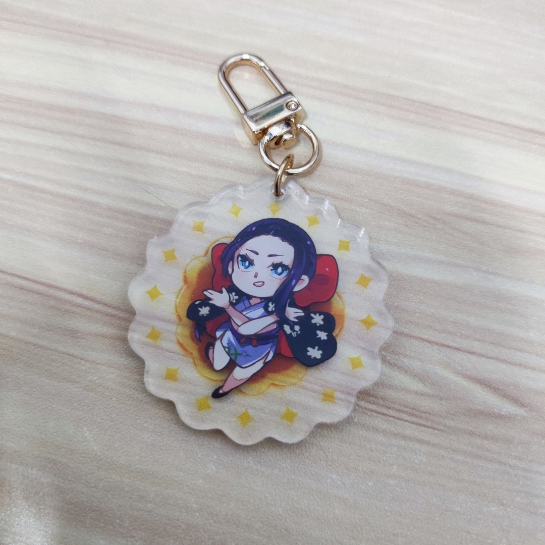 One Piece Fanart Doubel Sided Keychain - Robin