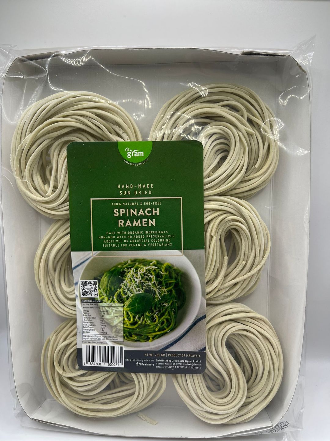 Dr Gram Spinach Ramen