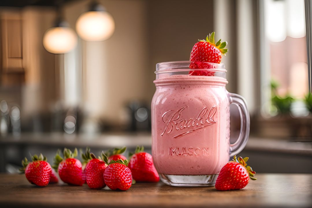 Sensual Strawberry Milkshake