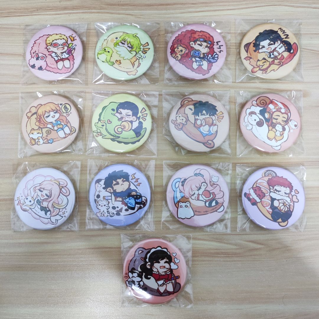 One Piece Fanart ini Badge - Chibi Pirates