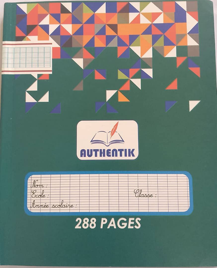 Cahier Séyès 288 pages - Authentik