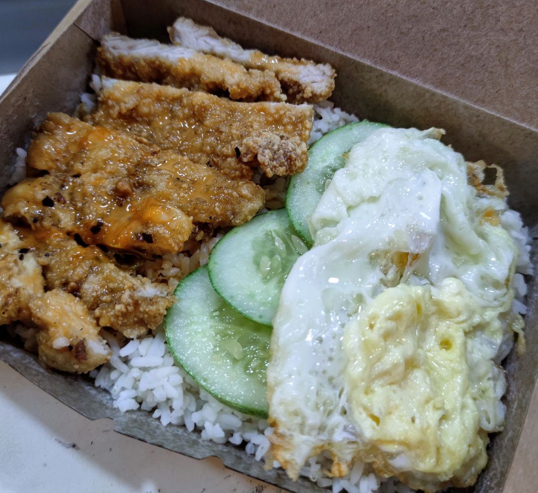 Crispy Pork Chop Bento 酥炸猪扒便当