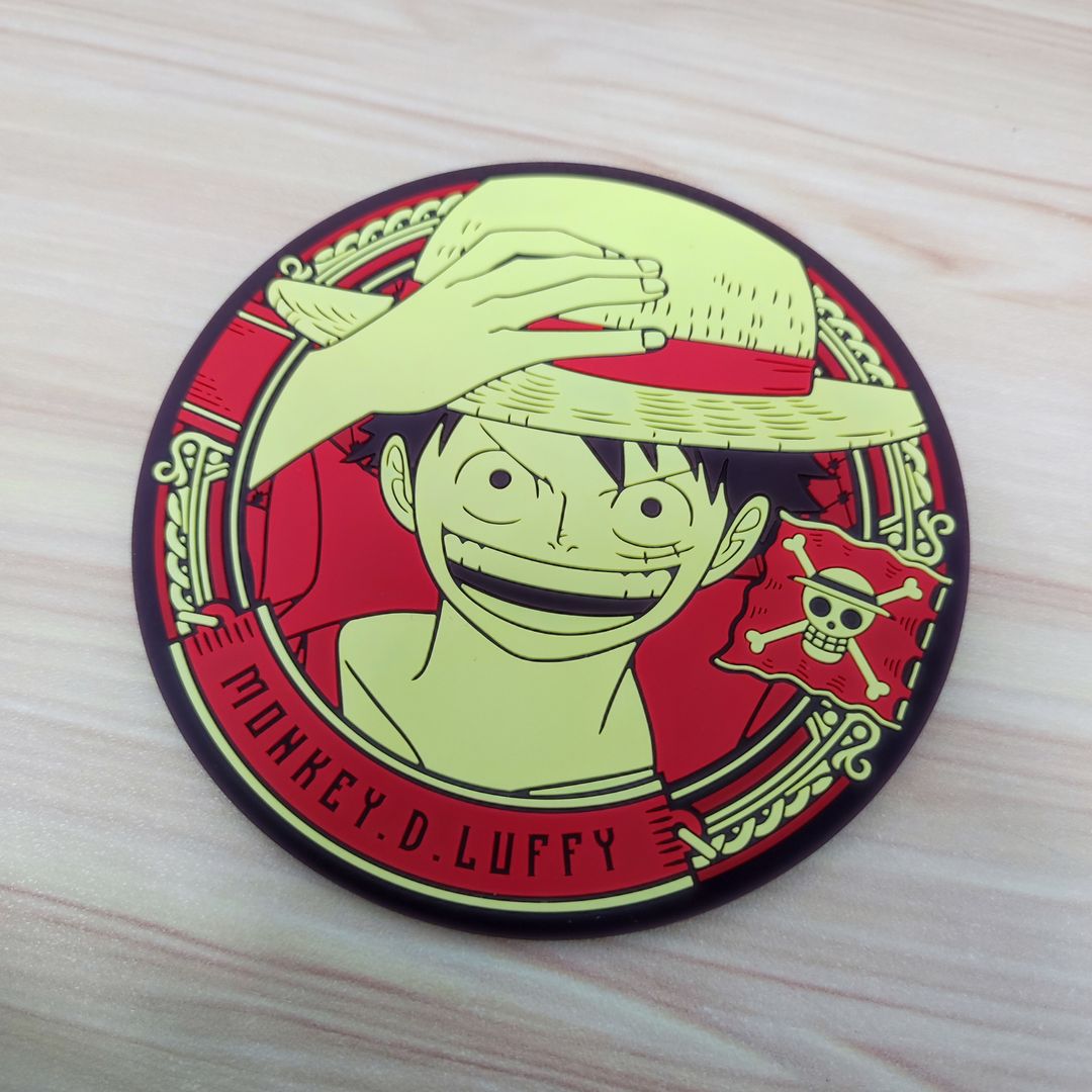 One Piece Official Rubber Coaster - Luffy