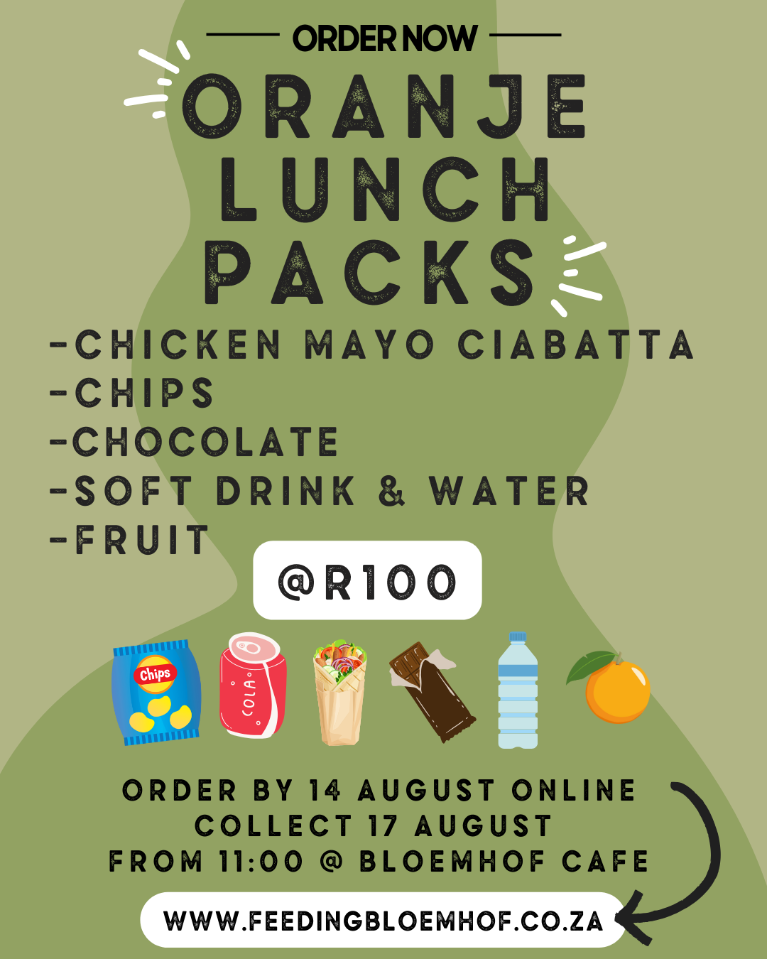 ORANJE & GREY Lunch Packs