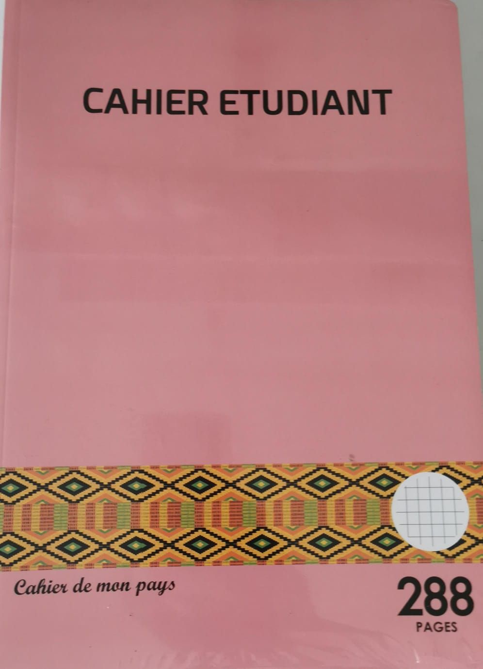 Cahier Etudiant Mon Pays 288 pages