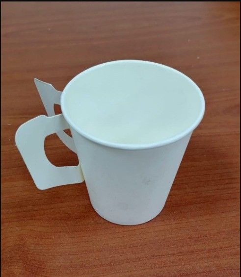 item-1 : Paper Cups - Hot Liquid  7 oz with handle- 50 x 20 : 1000 nos